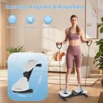 waist twister，waist twisting machine twister board with 300 lbs Weight Capacity, Noiseless Fitness Tool Foot Massage, Core Workout for Belly Fat Loss Anti-Slip Home Gym Equipment for Women Men Grey