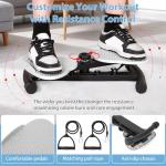 waist twister，waist twisting machine twister board with 300 lbs Weight Capacity, Noiseless Fitness Tool Foot Massage, Core Workout for Belly Fat Loss Anti-Slip Home Gym Equipment for Women Men Grey