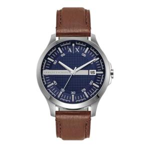 A|X ARMANI EXCHANGE Men's Steel & Leather Watch