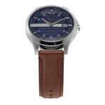 A|X ARMANI EXCHANGE Men's Steel & Leather Watch