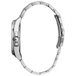 Citizen Men's Classic Peyton 3-Hand Eco-Drive Watch, Date, Sapphire Crystal, Diamond Markers, Stainless/Gray Dial