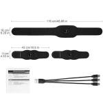 Next Gen Ultra Muscle Fitness AB Belt, Adjustable Toning Belt, 12 Modes & 19 Intensity Levels, Ab Machine Trainer for All Body, Core Muscle Firming & Strengthening Workout Equipment for Men & Women