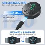 Next Gen Ultra Muscle Fitness AB Belt, Adjustable Toning Belt, 12 Modes & 19 Intensity Levels, Ab Machine Trainer for All Body, Core Muscle Firming & Strengthening Workout Equipment for Men & Women