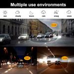 YIMI Polarized Photochromic Driving z87 Sunglasses For Men Day and Night safety glasses (Black Frame)