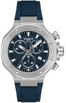 Tissot T-Race 38mm, Swiss Quartz Chronograph Watch for Men and Women, Stainless Steel Case, Blue Dial, T1418171704100