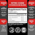 Extra Strength Nitric Oxide Muscle Booster Capsules