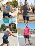 KPSUN Men's Quick Dry Sleeveless Workout Tank Top