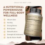 Grass Fed Beef Liver Capsules - 180 Count