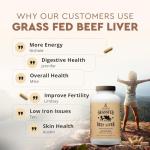 Grass Fed Beef Liver Capsules - 180 Count