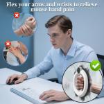 TINRIEF Arm Workout for Men and Women, 360° Hand-Crank Forearm Trainer, Chest Trainer,Shoulders and Arm Muscle Training Fitness Equipment, Home Workout Equipment and Gym Workouts