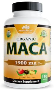 Organic Maca Root – 1900 mg for Energy Boost