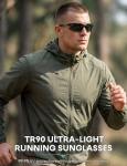 ATTCL Men's Polarized Sports Sunglasses - Lightweight UV Protection