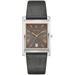 Bulova Men's Classic Sutton 3-Hand Calendar Quartz Leather Strap, Patterned Dial, Sapphire Crystal, 29 x 41mm