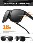 NSSIW Mens-Sunglasses Polarized Sunglasses Men : Classic Sun Glasses with UV Protection for Driving Fishing Golf 4 Packs
