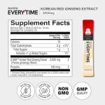 Korean Red Ginseng Extract Energy Boost Sticks