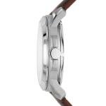 Fossil Men's Grant Automatic Watch, Silver & Brown