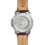 Fossil Men's Grant Automatic Watch, Silver & Brown