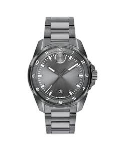 Movado Bold Verso S Men’s Quartz Watch - 42mm Round Ionic Plated Steel Case with Date Calendar, Bracelet - Modern, Versatile Timepiece - Gift for Him