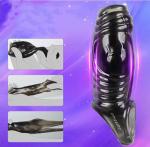 Male Genital Extension Sleeve Reusable Enhancer for Adult Men's Bedroom Play Silicone Enlarger for Couples Intimacy VK83556