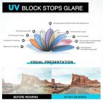 DEMIKOS Sunglasses Men Polarized Sunglasses for Mens Womens Retro Mirror Lens for Driving Fishing UV Protection