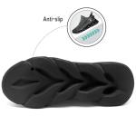 DLWKIPV Mens Running Shoes Men Tennis Shoe Fashion Lightweight Breathable Sneaker Workout Non Slip Gym Shoes for Walking Black Size US 12