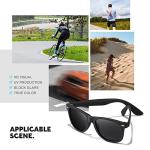 DEMIKOS Sunglasses Men Polarized Sunglasses for Mens Womens Retro Mirror Lens for Driving Fishing UV Protection