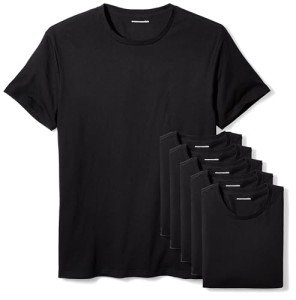 Men's Cotton Crew Neck T-Shirts, Pack of 6