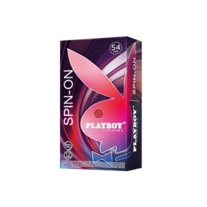 PLAYBOY Condoms Spin-ON, Double Spiral Premium Lubricated Condoms - 12 Count