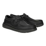 HEYDUDE Wally Work CE Classic Black Size 10, Men’s Shoes, Men's Slip-on Loafers, Comfortable & Light-Weight
