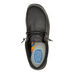 HEYDUDE Wally Work CE Classic Black Size 10, Men’s Shoes, Men's Slip-on Loafers, Comfortable & Light-Weight