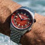 Spinnaker Men's 42mm Bradner Automatic Red Reef Watch with Solid Stainless Steel Bracelet SP-5062-55