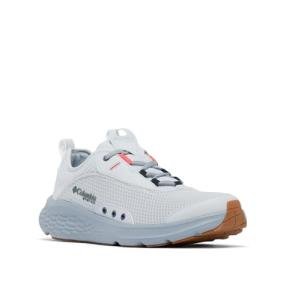 Columbia Mens PFG Castback Non Slip Boat Shoe, Cirrus Grey/Sunset Red, 10.5