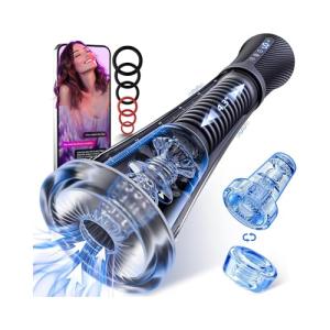 Men's Penis Pump with APP Control & Sleeves