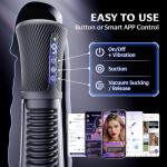 Men's Penis Pump with APP Control & Sleeves