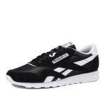 Reebok Classic Nylon Mens Sneakers Tennis Shoes, Core Black/Footwear White/Footwear White, 10