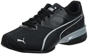 PUMA Men's Tazon 6 FM Shoes, PUMA Black/PUMA Silver, 11.5 M