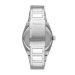 Fossil Men's Everett Quartz Stainless Steel Watch, Three-Hand Watch for Men, Silver