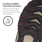 Skechers Men's Afterburn M. Fit Fashion Sneakers – Leather Upper, Memory Foam Insole, Rubber Outsole, Brown/Taupe, 13 X-Wide