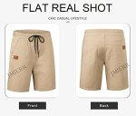 Men's Casual Cotton Athletic Shorts - Khaki