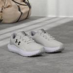 Under Armour Men's Charged Surge 4, (100) White/Halo Gray/Black, 11, US