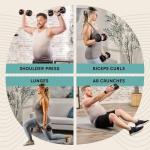 Lifepro 6-in-1 Adjustable Dumbbells Set for Home Gym