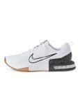 Nike Men's Air Max Alpha Trainer 6 Workout Shoes, White/White-Black-Gum Medium Brown, 12