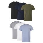 Hanes Men's Cotton Pocket T-Shirt, Moisture-Wicking with Odor Control, Assorted, 6-Pack