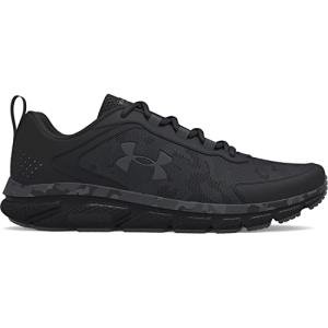 Under Armour Men's Charged Assert 9 Camo, Black/Black/Pitch Gray, 11 US