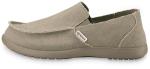 Crocs Men's Santa Cruz Loafers, Comfortable Men's Loafers, Slip On Shoes, Khaki/Khaki, 11 Men