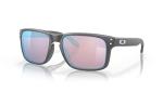 Oakley Mens OO9102 Holbrook Square Sunglasses, Steel/Prizm Snow Sapphire, 57 mm