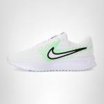 Nike Men's Run Defy Road Running Shoes, White/Black-Glacier Blue-Green Strike, 11