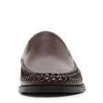 Steve Madden Men's Newbury Loafer, Brown Leather, 9.5