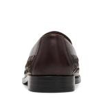 Steve Madden Men's Newbury Loafer, Brown Leather, 9.5