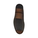 Steve Madden Men's Newbury Loafer, Brown Leather, 9.5